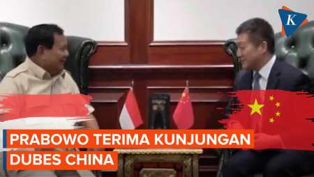 Momen Prabowo Terima Kunjungan Kehormatan Dubes China