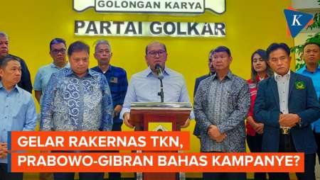 TKN Prabowo-Gibran Bakal Gelar Rakernas Bahas Strategi Kampanye