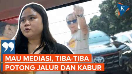 Marcellina Sempat Cekcok Sebelum Ditinggal Kabur oleh Pengemudi Fortuner Berpelat TNI Palsu