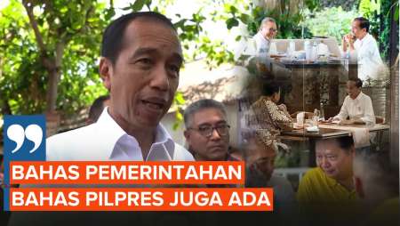 Jokowi Akui Bahas Pilpres Saat Bertemu Prabowo dan Zulhas