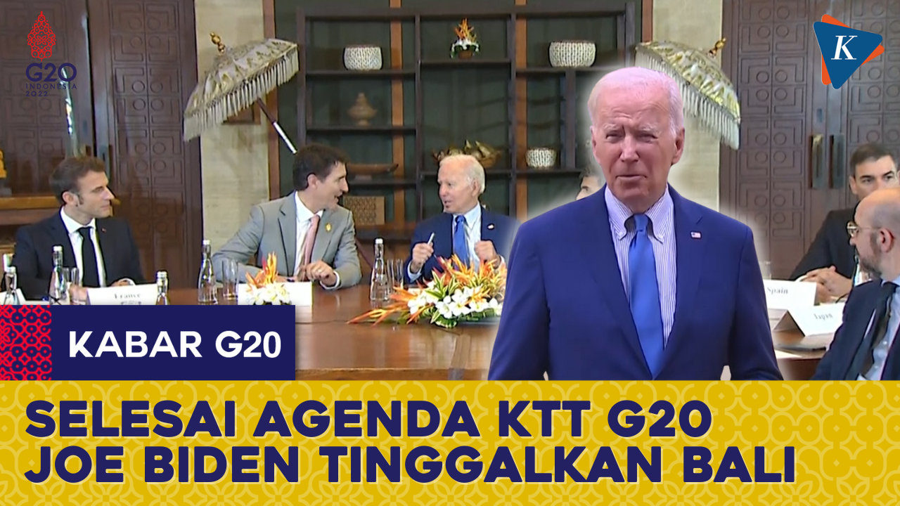 Selesai Agenda di KTT G20, Joe Biden Tinggalkan Bali