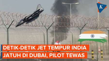 Jet Tempur India Jatuh Saat Beraksi Di Dubai Airshow, Pilot Tewas Di Tempat