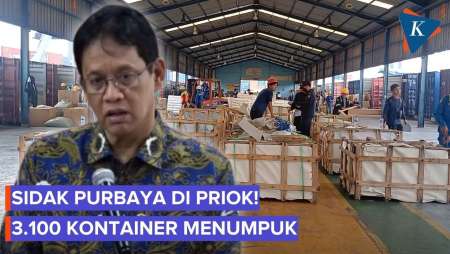 Purbaya Sidak Tanjung Priok, Temukan 3.100 Kontainer Numpuk