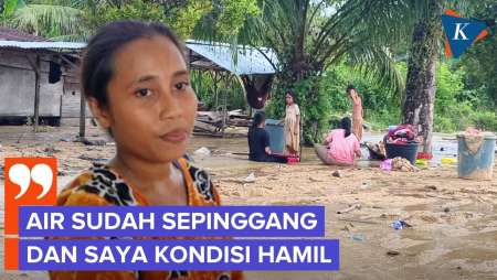 Perjuangan Ibu Hamil 9 Bulan Menanti Kepulangan Sang Suami Di Pengungsian
