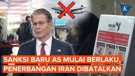 AS Tutup Maskapai Iran Di Seluruh Dunia, Penerbangan Ke Baghdad Dan Muscat Dibatalkan