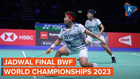 Jadwal Final BWF 2023 Hari Ini, Apriyani/Fadia Satu-satunya Harapan Indonesia