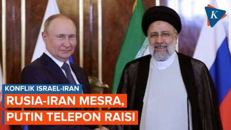 Telepon Raisi, Putin Puji Serangan Iran ke Israel