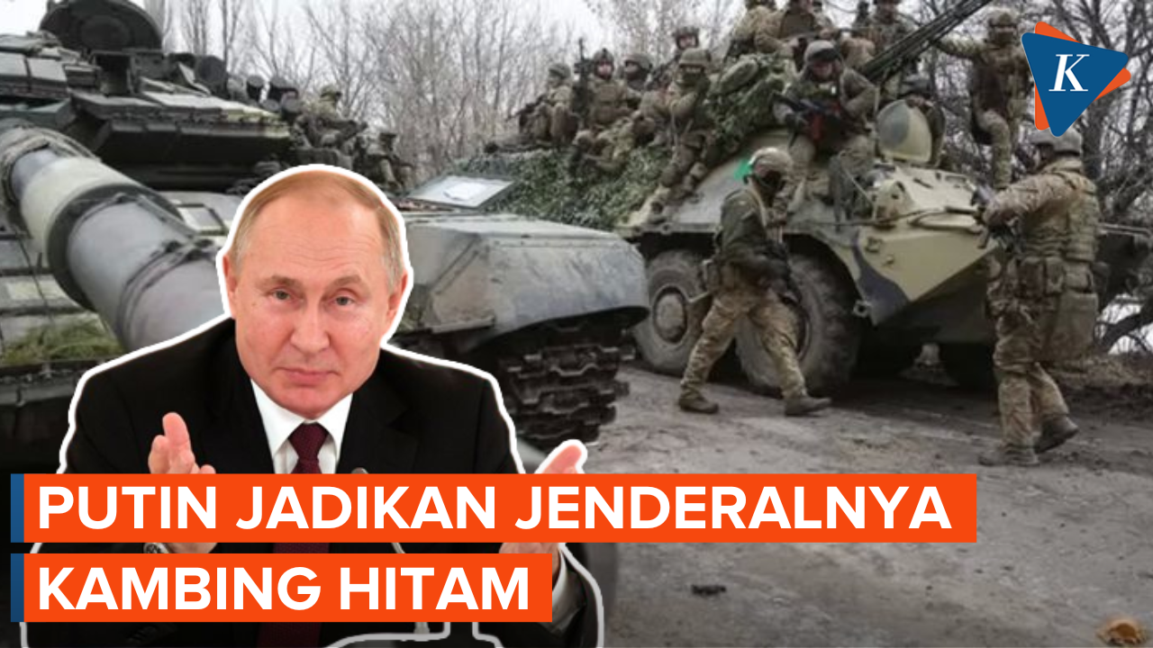 Putin Dinilai Kambinghitamkan Dua Jenderal Atas Mundurnya Pasukan di Kherson