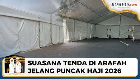 Penampakan Tenda Di Arafah Jelang Puncak Haji 2026