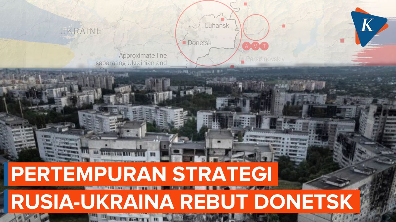 Adu Strategi Rusia-Ukraina di Kota Tambang Batu Bara Ukraina