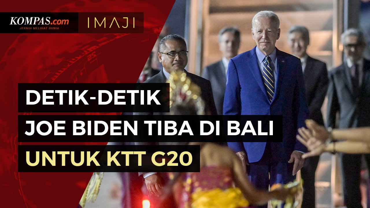 Detik-detik Presiden AS Joe Biden Tiba di Bali untuk Hadiri KTT G20