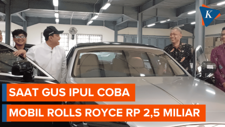 Canda Saat Jajal Rolls Royce Rp 2,5 Miliar, Gus Ipul: Kelihatan Kaya, Enggak?