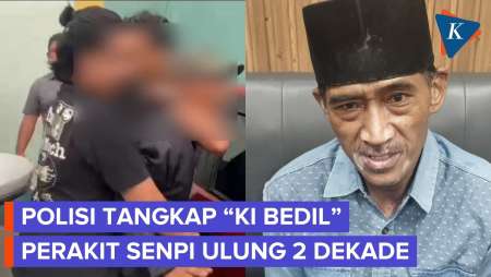 Detik-detik Penangkapan Ki Bedil, Perakit Senpi Ilegal Langganan Penjahat