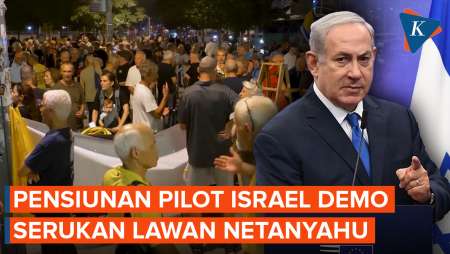 Pensiunan Pilot Israel Sebut Netanyahu Mirip Diktator dalam Demo di Tel Aviv