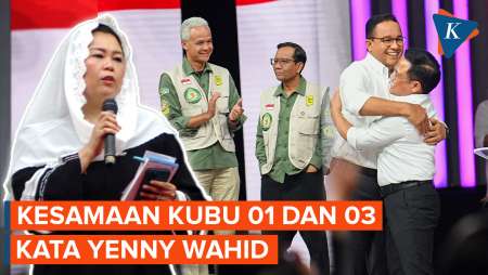 Salam 4 Jari, Yenny Wahid Ungkap Kesamaan Kubu 01 dan 03