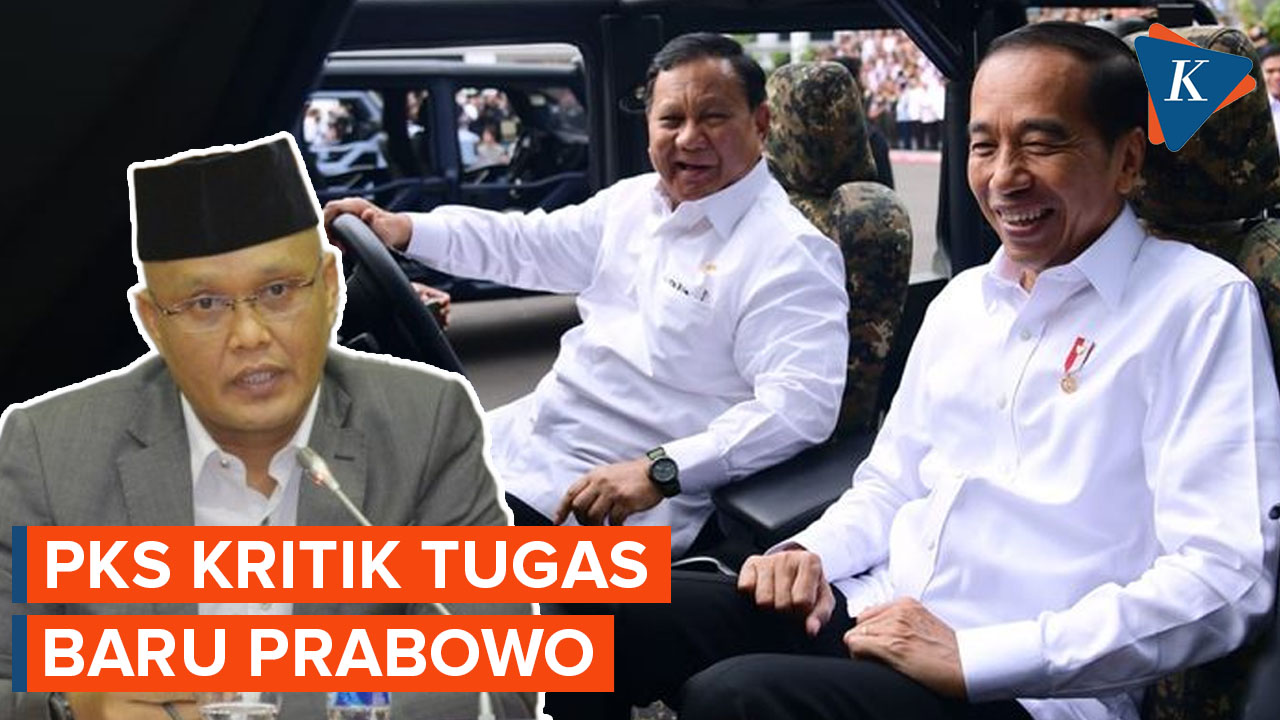 PKS Sebut Tugas Baru Prabowo dari Jokowi Tak Sesuai AmanaT Undang-undang