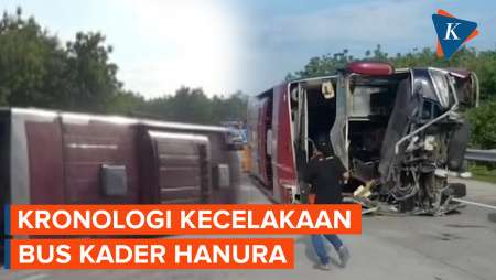 Kronologi Kecelakaan Bus Hanura di Tol Ngawi Sepulang Kampanye Ganjar-Mahfud