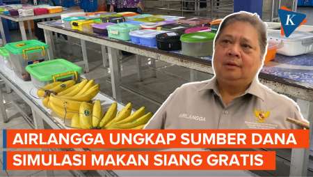 Airlangga Ungkap Anggaran Simulasi Makan Siang Gratis di Tangerang dari APBD