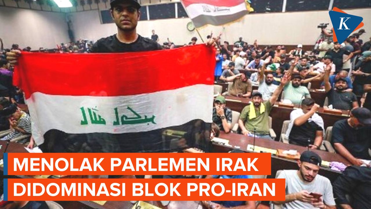 Kisruh Politik Irak, Massa Duduki Gedung Parlemen