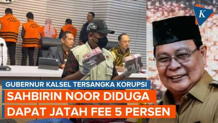 [FULL] Gubernur Kalsel Sahbirin Noor Tersangka Korupsi, Diduga Dapat 5 Persen dari Suap Proyek