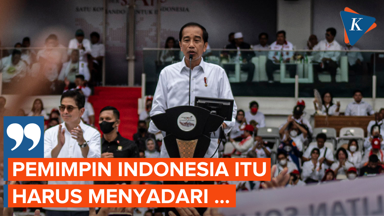 Prinsip Penting bagi Pemimpin Indonesia Selanjutnya Menurut Jokowi