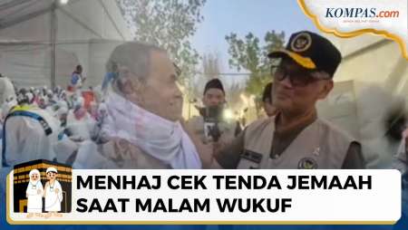 Jelang Puncak Wukuf, Menhaj Dan Wakil Menteri Cek Tenda Jemaah