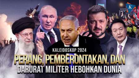 Kaleidoskop 2024: Israel Vs Proksi Iran, Pemberontakan Suriah, dan Darurat Militer Korsel