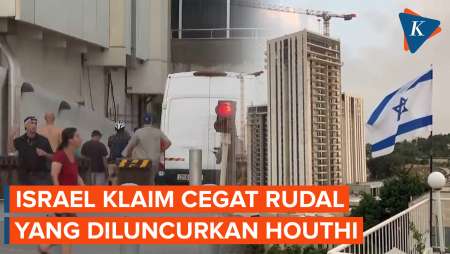 Militer Israel Klaim Cegat Rudal dari Yaman, Houthi Mengaku Bertanggungjawab