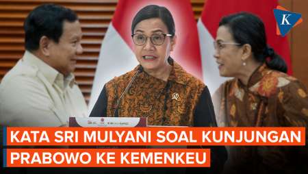 Sri Mulyani Sebut Kunjungan Prabowo ke Kemenkeu Luar Biasa, Kenapa?