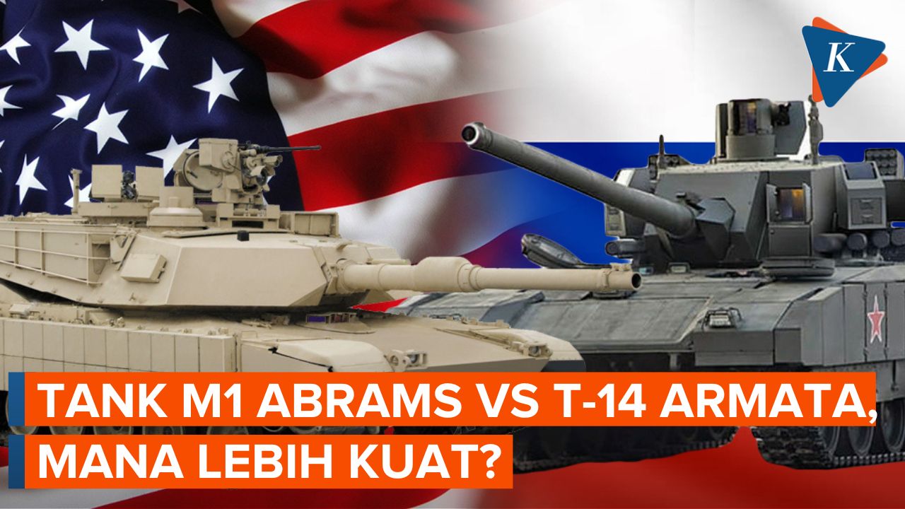 Perbandingan Tank M1 Abrams Amerika Serikat Vs Tank T-14 Armata Rusia
