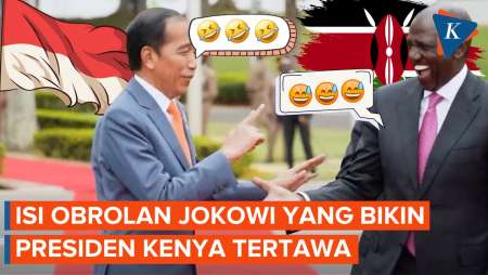 Istana Bongkar Obrolan Jokowi dan Presiden Kenya yang Bikin Keduanya Tertawa