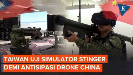 Tangkal Ancaman Drone China, Taiwan Uji Simulator Rudal Stinger