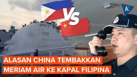 China Ungkap Alasan Tembak Meriam Air Ke Kapal Filipina Di Laut China Selatan