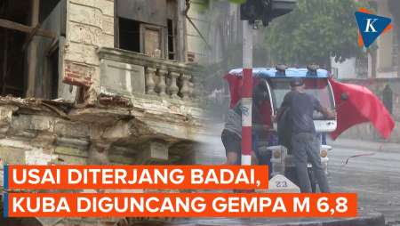 Kuba Diguncang Gempa M 6,8 Usai Diterjang Badai Rafael, Begini Kondisinya