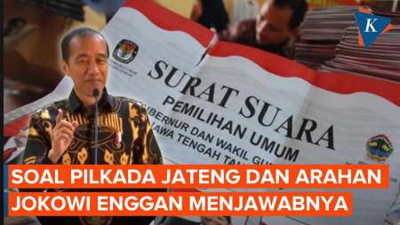 Jokowi Pilih Bungkam soal Pilkada Jateng dan Arahannya