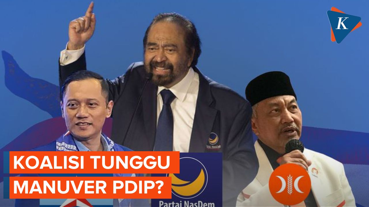 Koalisi Nasdem-Demokrat-PKS Disebut Bakal Tunggu Manuver PDI-P