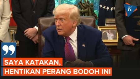 Pesan Trump ke Rusia dan Ukraina, Hentikan Perang Bodoh Ini