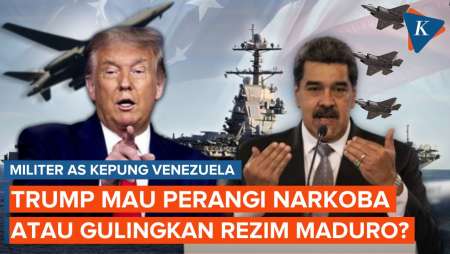 Mesin Tempur AS Kepung Venezuela, Perangi Narkoba Atau Gulingkan Rezim Maduro?