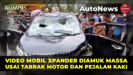 Video Pengemudi Xpander Diamuk Massa karena Tabrak Motor dan Pejalan Kaki