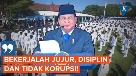 Pesan Prabowo Untuk 1.204 Lulusan IPDN: Bekerja Jujur, Disiplin Dan Tidak Korupsi!