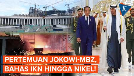 Terkuak! Pertemuan Jokowi-MBZ Bahas IKN dan Nikel