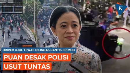 Driver Ojol Tewas Dilindas Rantis Brimob, Puan Desak Polisi Transparan