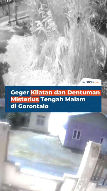 Geger Kilatan dan Dentuman Misterius Tengah Malam di Gorontalo