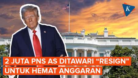 Pangkas Anggaran, Pemerintah Trump Tawari 2 Juta PNS AS 