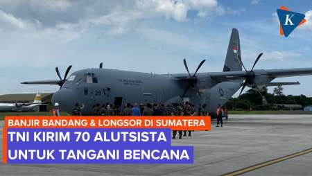 70 Alutsista TNI Dikerahkan Tangani Bencana Sumatera, Ada KRI Dan Helikopter