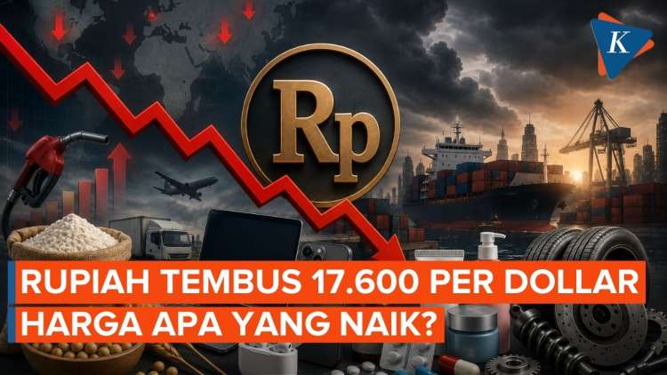 Video: Rupiah Tembus Rp 17.600 per Dollar AS, Harga Barang Apa Saja ...