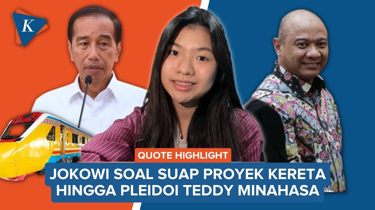 Respons Jokowi soal Dugaan Suap di Proyek Kereta hingga Teddy Singgung Prestasi