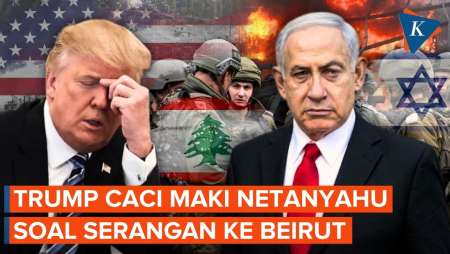 Trump Sebut Netanyahu "Gila" Soal Serangan Ke Beirut, AS-Israel Retak?