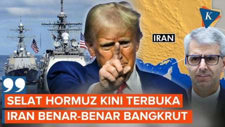 Klaim AS Kontrol Penuh Selat Hormuz, Trump: Iran Bangkrut Tidak Bisa Bayar Tentara