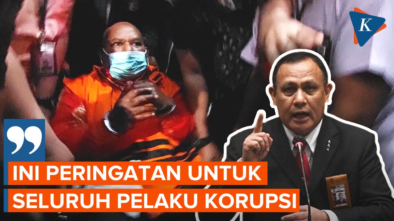 KPK Jadikan Penangkapan Lukas Enembe Peringatan bagi Pelaku Korupsi